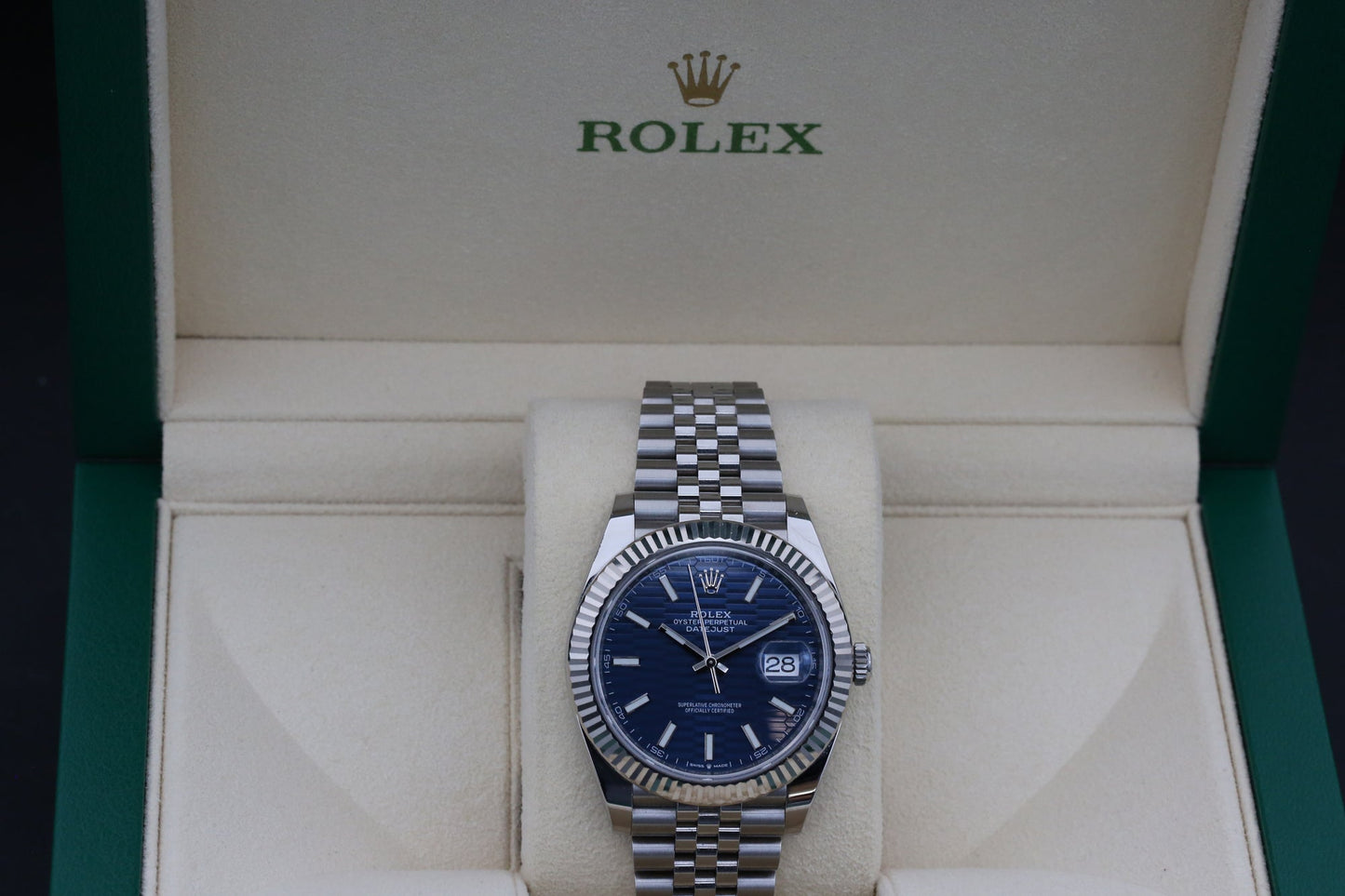 Rolx Blue Motif DATEJUST 41mm 2022