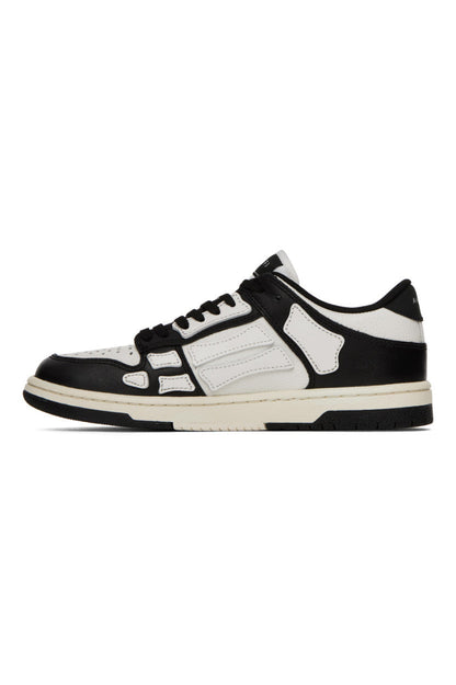 AMIRI Black & White Skel Low Sneakers