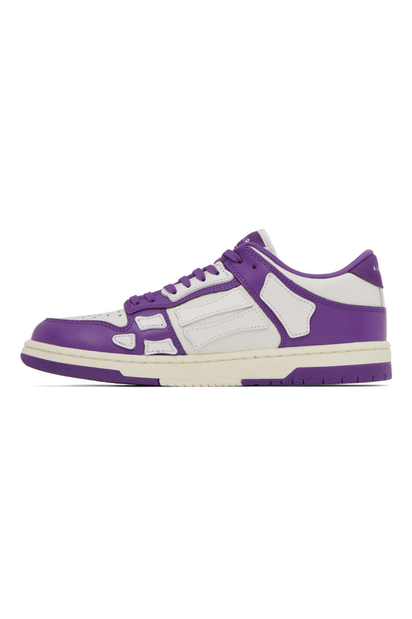 AMIRI Purple & White Skel Low Sneakers