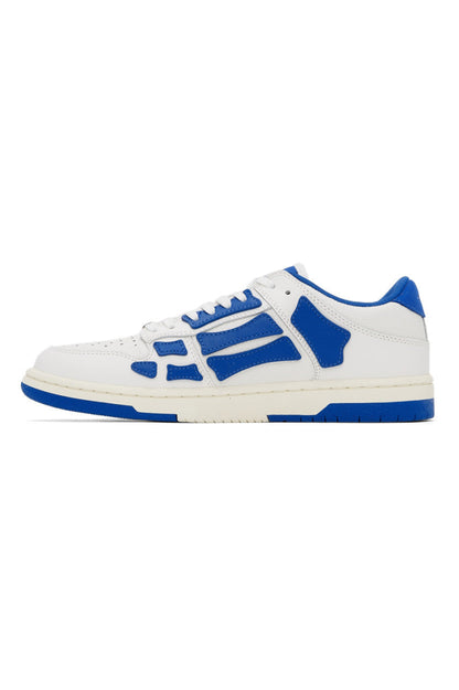 AMIRI White & Blue Skel Top Low Sneakers