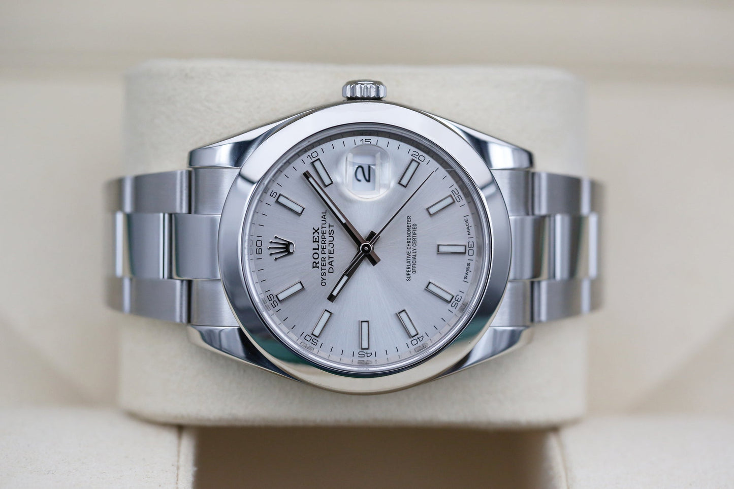 Rolx Silver DATEJUST 41mm 2018