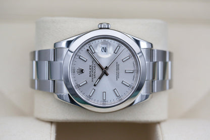 Rolx Silver DATEJUST 41mm 2018