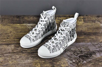 D!OR B23 High-Top Oblique Canvas