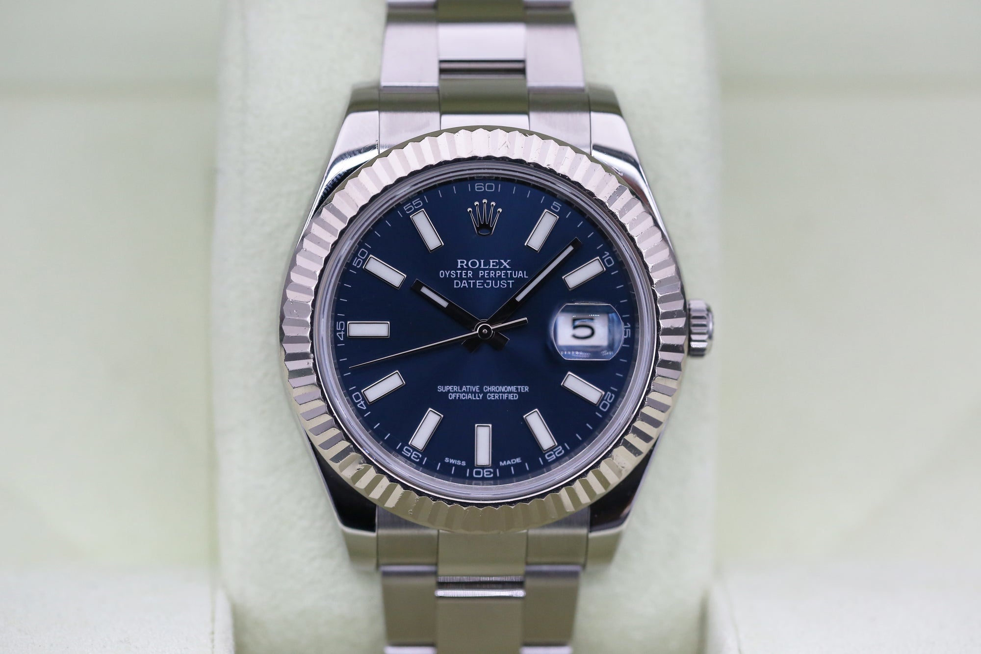 Rolx Blue Index DATEJUST II 41mm 2010