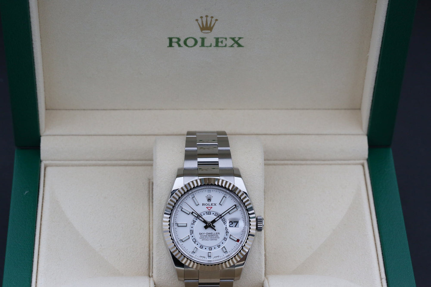 Rolx White SKY-DWELLER 42mm 2021