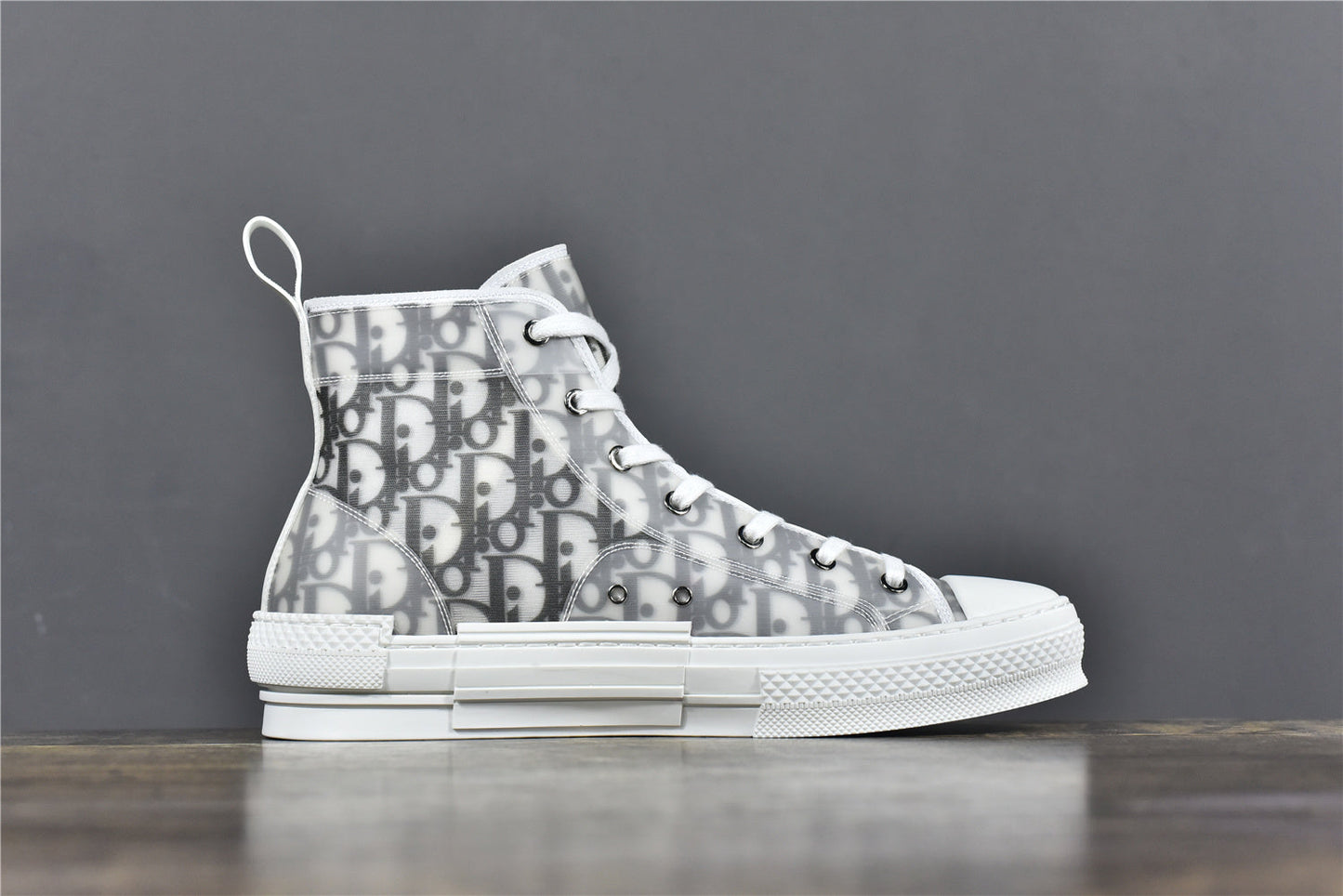 D!OR B23 High-Top Oblique Canvas