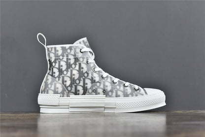 D!OR B23 High-Top Oblique Canvas