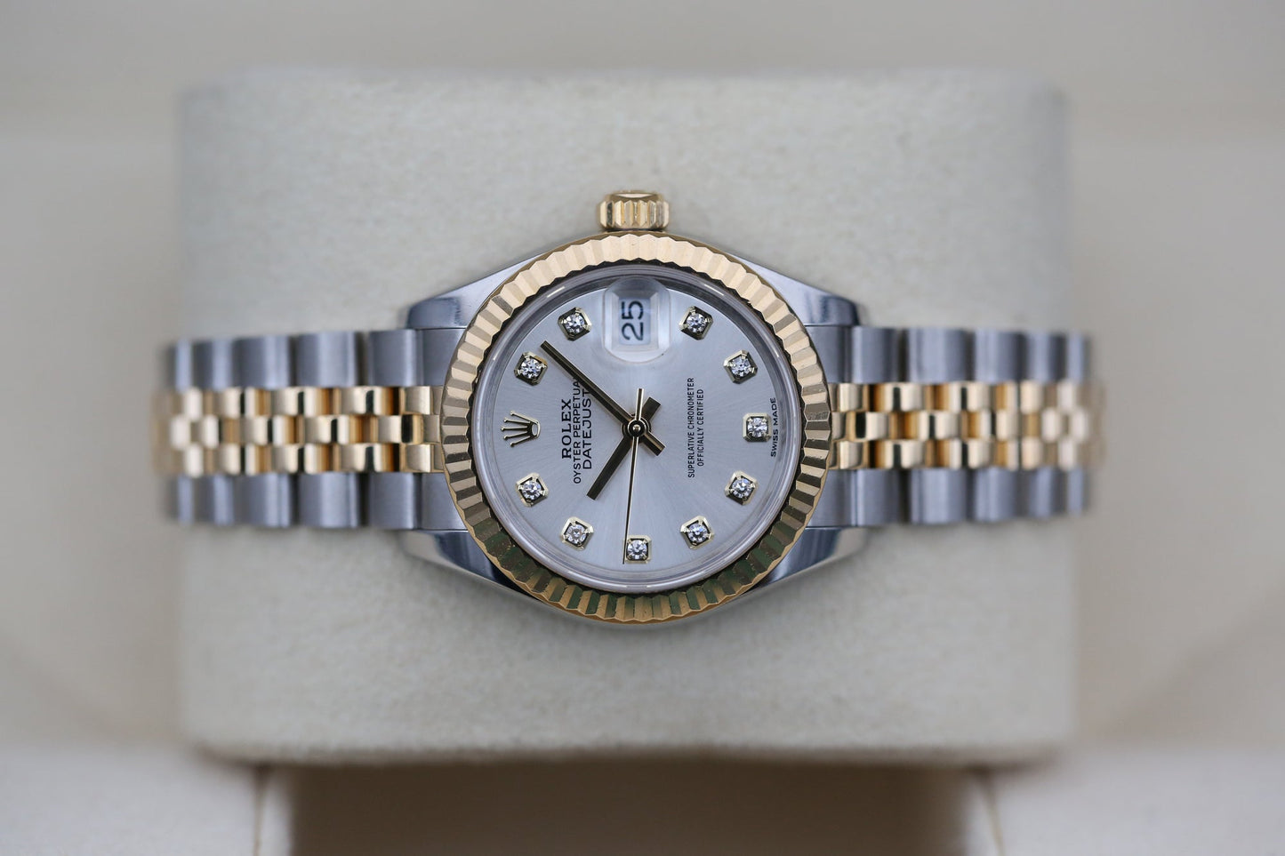 Rolx Silver Diamond DATEJUST 28mm 2018