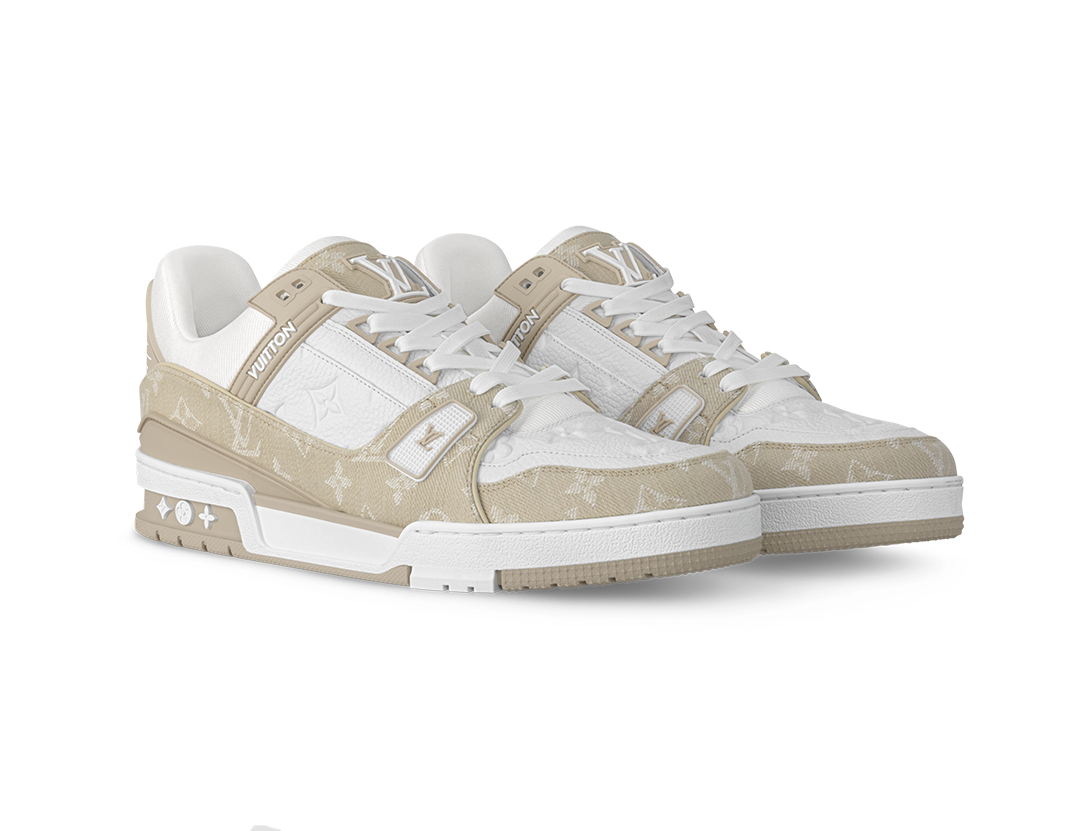 LV Trainer Sneaker Beige