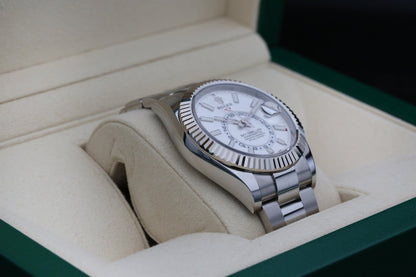Rolx White SKY-DWELLER 42mm 2021