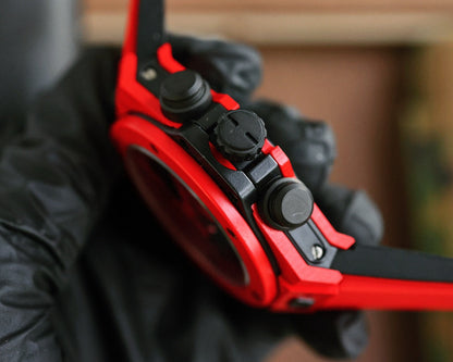 HBT Chronograph - Red Carbon Fiber - Red Rubber - Quartz - 45mm
