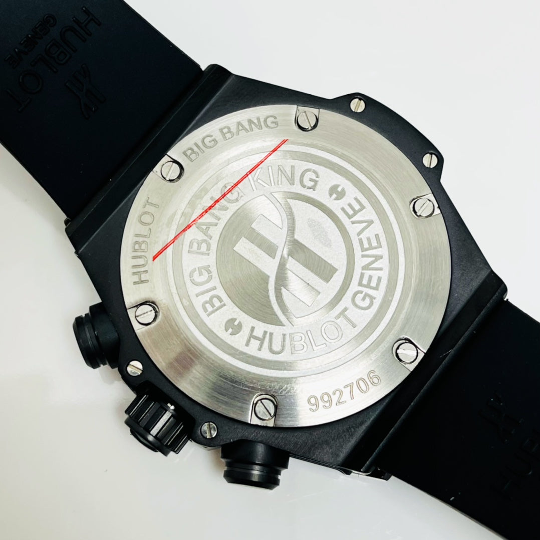 HBT Chronograph - Black 904L Steel - Black Rubber - Quartz - 42mm