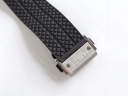 HBT Chronograph -Black Silver  - Black Rubber - Automatic - 44mm