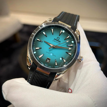 OMEGA Green Black- Black Rubber - Automatic - 41mm