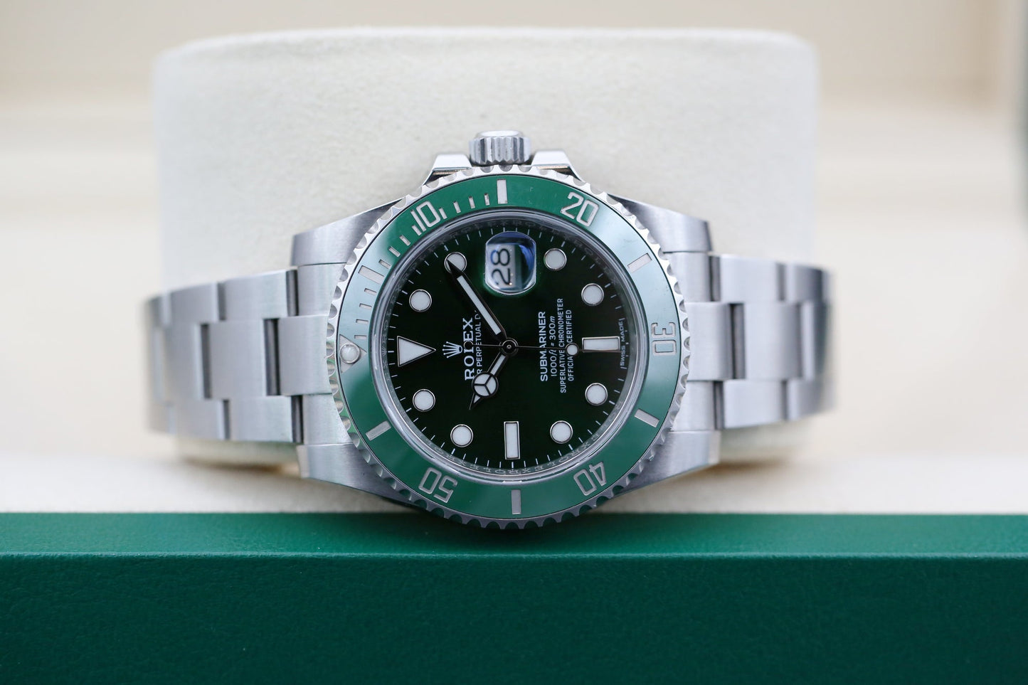 Rolx Green SUBMARINER 40mm 2015 Hulk