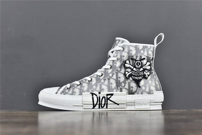 D!OR B23 High-Top Oblique Canvas
