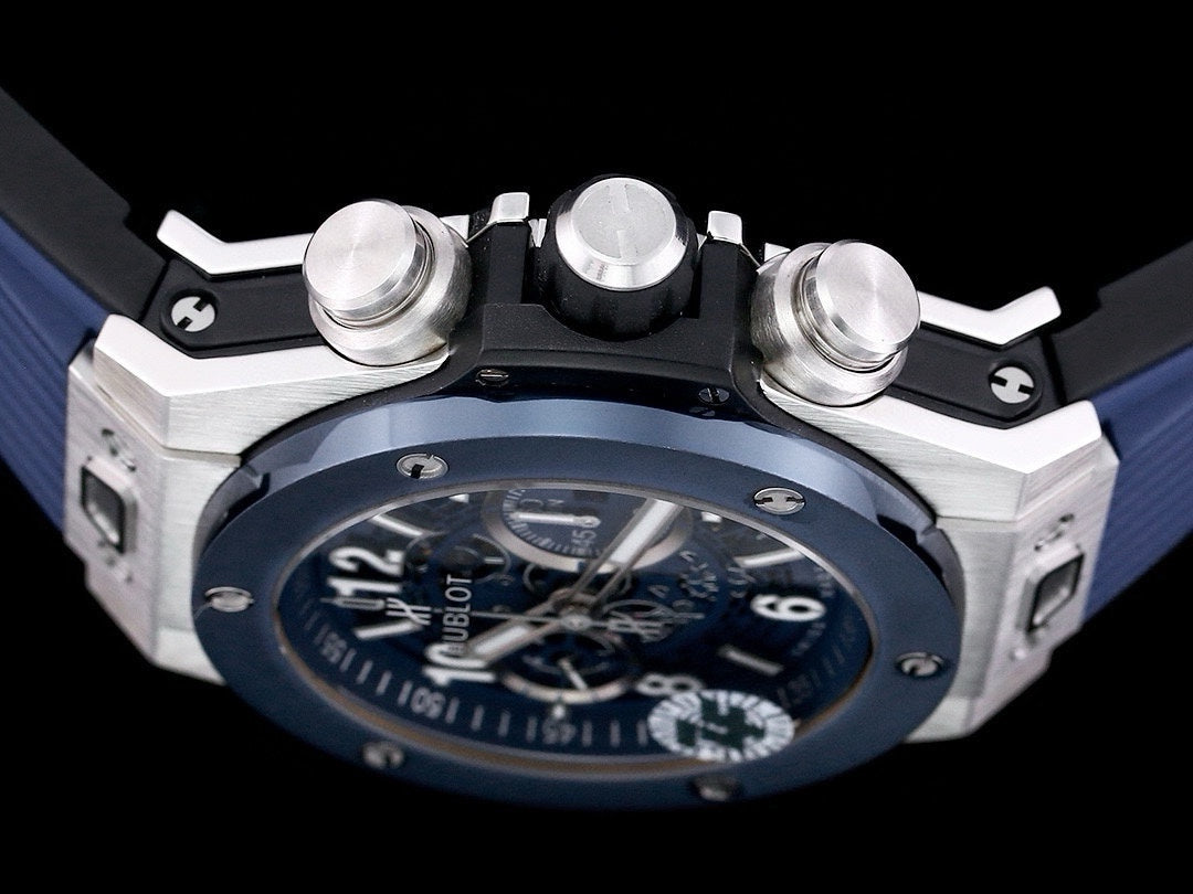 HBT Chronograph - Blue - Blue Rubber - Automatic - 42mm