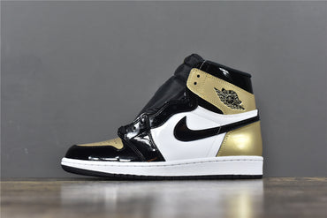 AJ 1 High 'Gold Toe Patent'