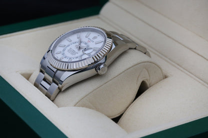 Rolx White SKY-DWELLER 42mm 2021