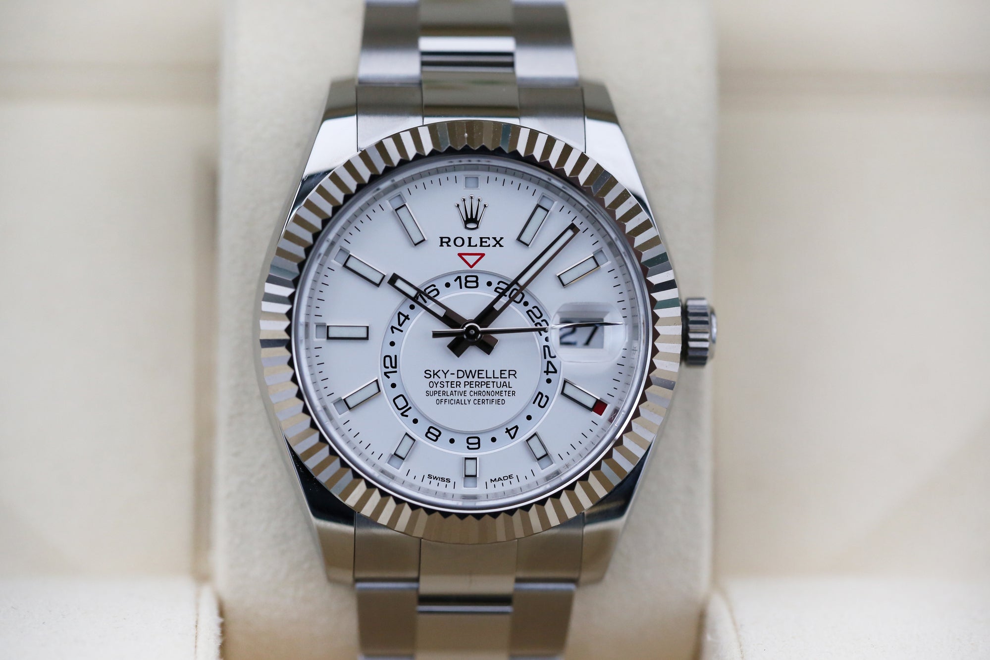 Rolx White SKY-DWELLER 42mm 2021