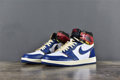 AJ 1 High x Union LA 'Storm Blue Toe'