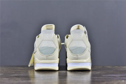 AJ 4 x Off-White 'Sail'