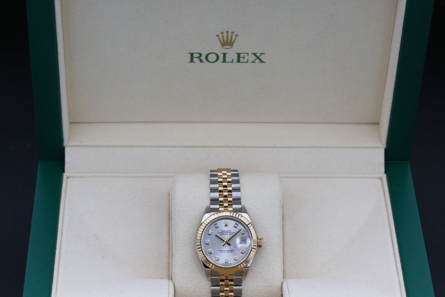 Rolx Silver Diamond DATEJUST 28mm 2018