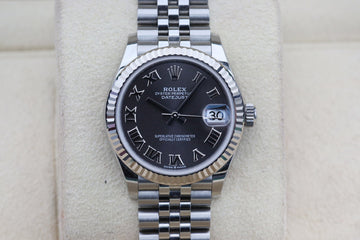 Rolx Rhodium Roman Numeral DATEJUST 28mm 2018