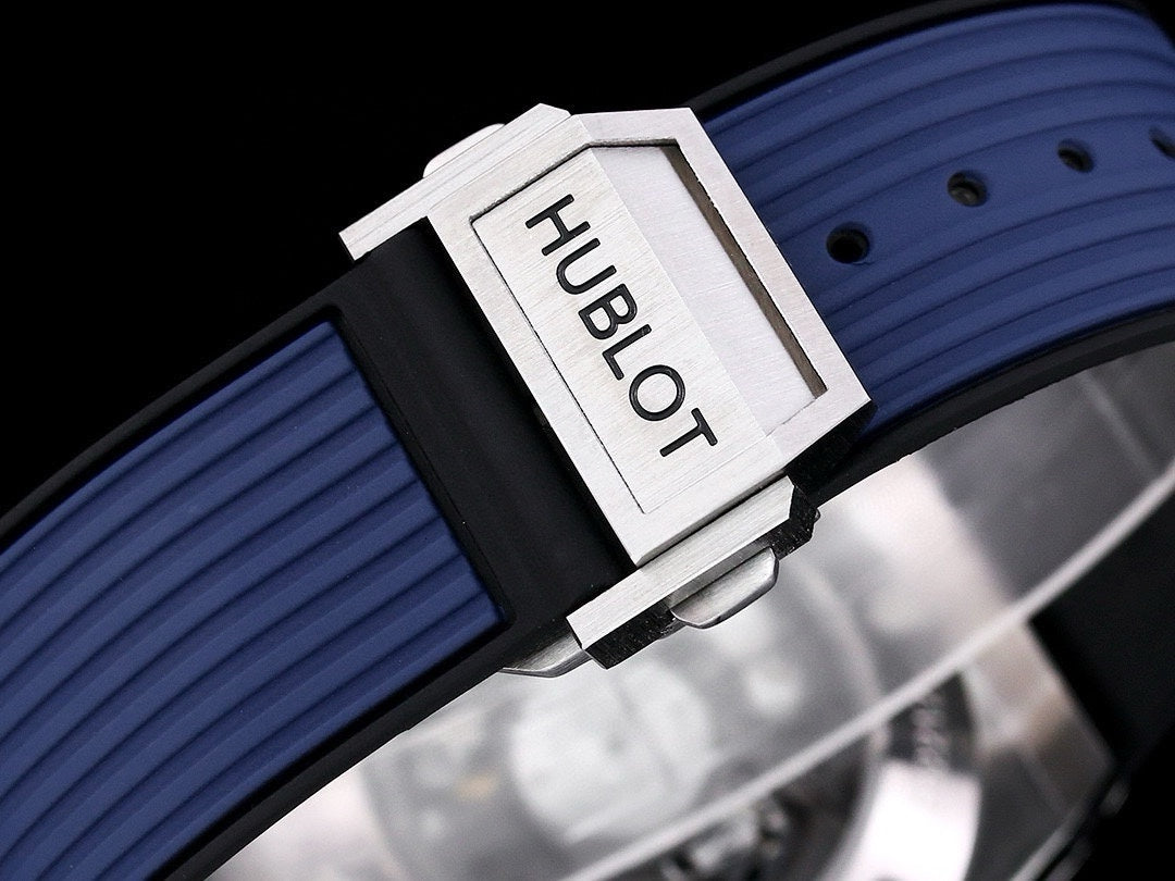 HBT Chronograph - Blue - Blue Rubber - Automatic - 42mm