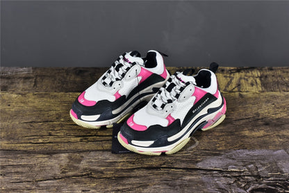Bciaga Triple S Black/Pink