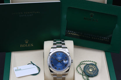 Rolx Blue Azzuro DATEJUST 41mm 2025