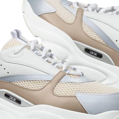 D!OR B22 Beige White Calfskin Trainer